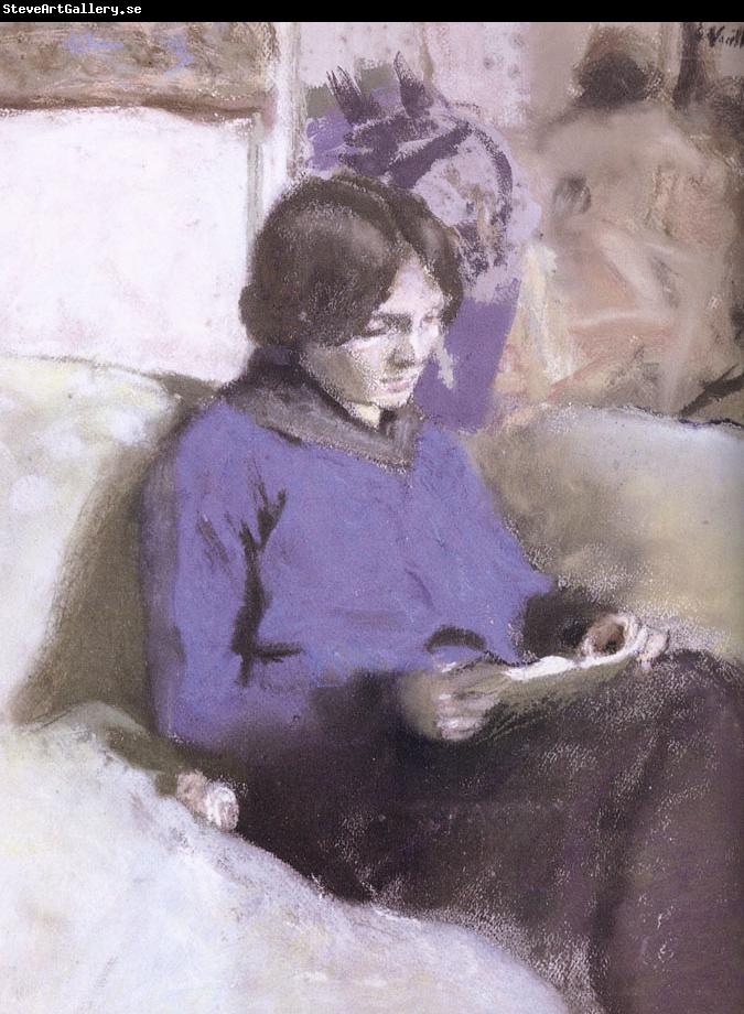 Edouard Vuillard Reading